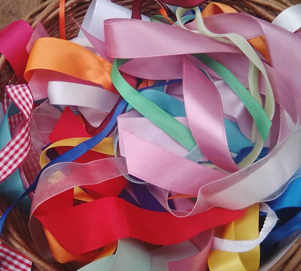 Bunch of colourful ribbons
